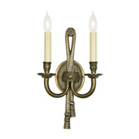JVI Designs 555-15 San Clemente 2 Light 9 inch Polished Nickel Wall Sconce Wall Light photo thumbnail