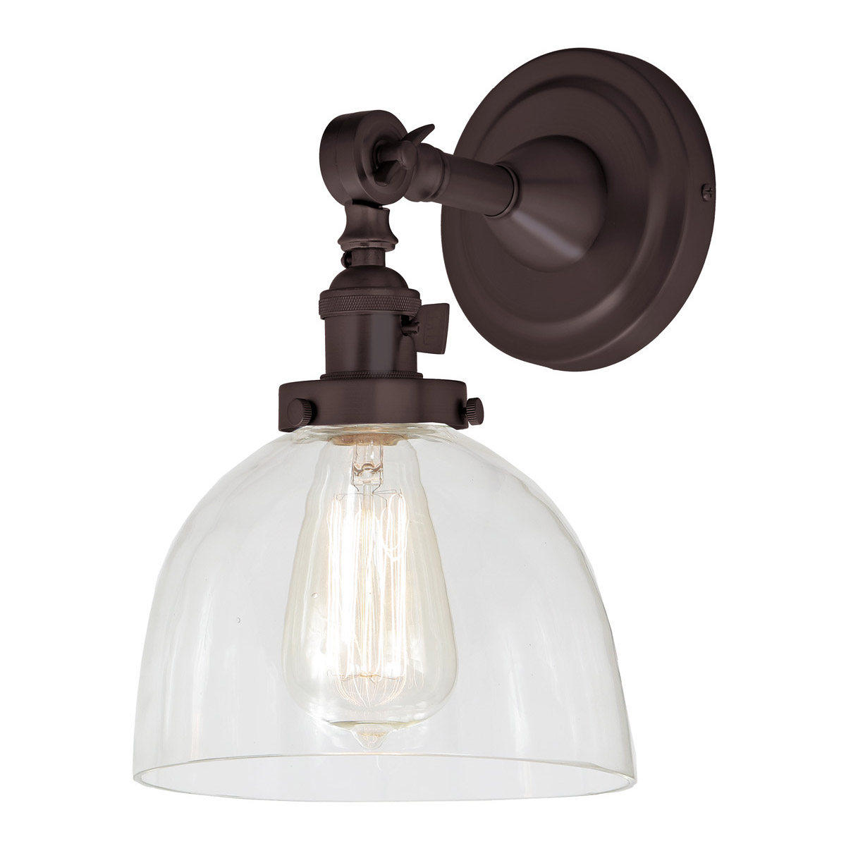 JVI Designs 1251-08-S5 Soho Madison 1 Light 7 inch Oil Rubbed Bronze Wall Sconce Wall Light, Swivel