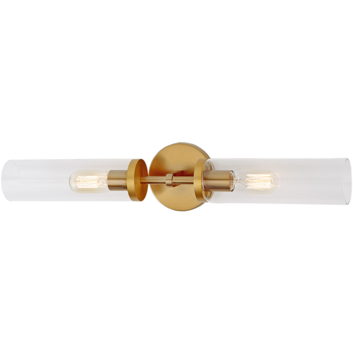 JVI Designs 1278-10 Alford 2 Light 26 inch Satin Brass Bathroom Wall Sconce Wall Light