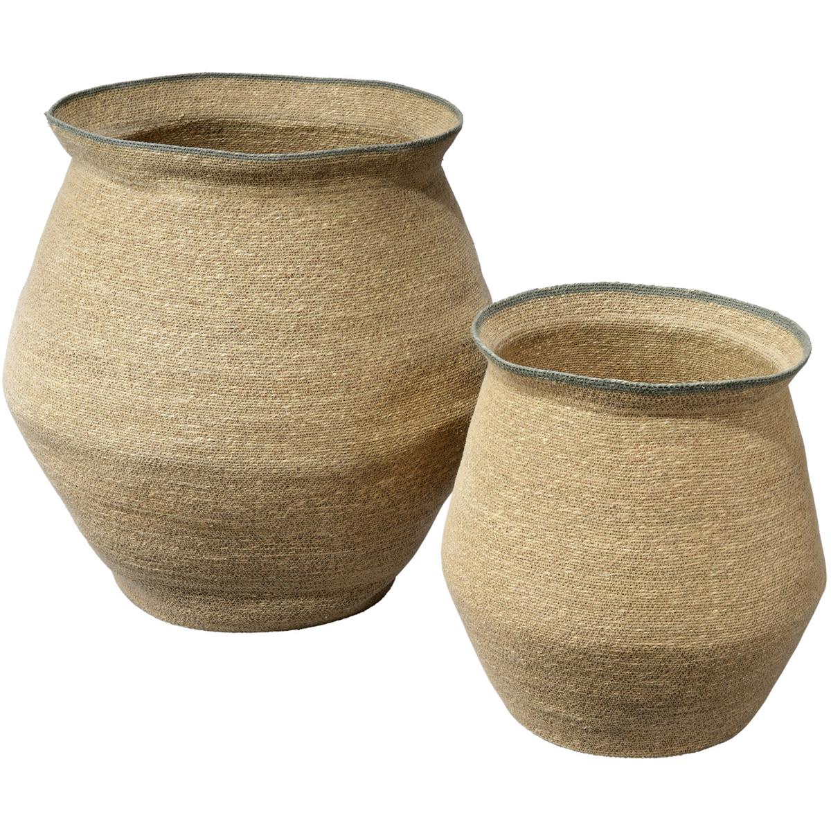 Jamie Young Co 10COBR-BANA Cobra 27.5 X 24.5 inch Baskets, Set of 2