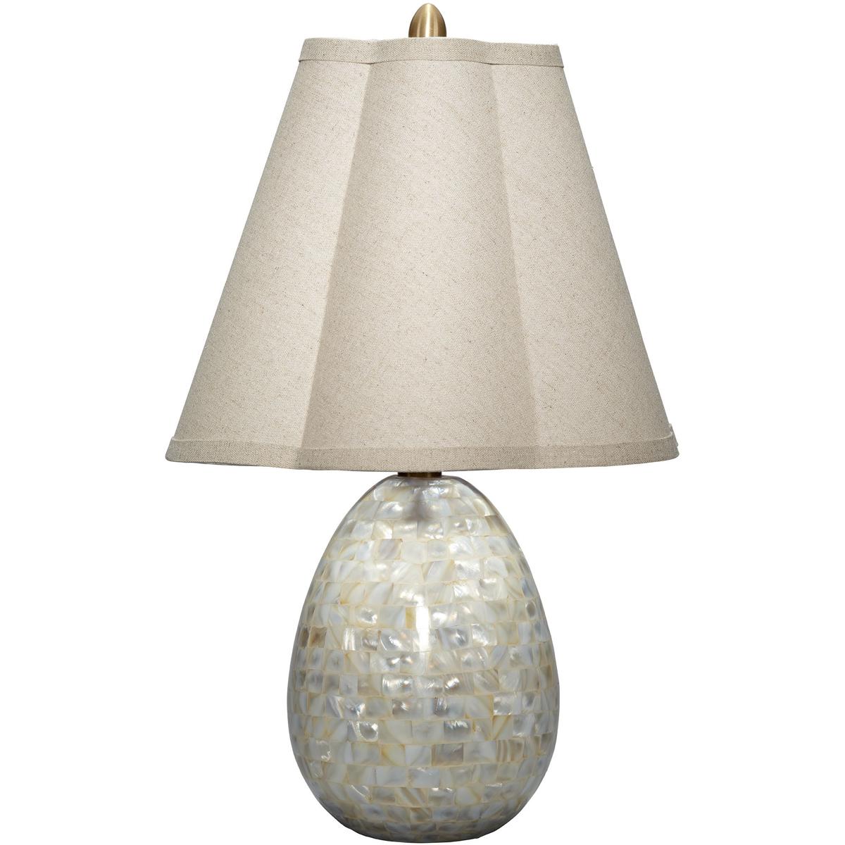Jamie Young Co 1CAPS-TLMOP Capsule 17 inch 40 watt Mixed White Table Lamp Portable Light