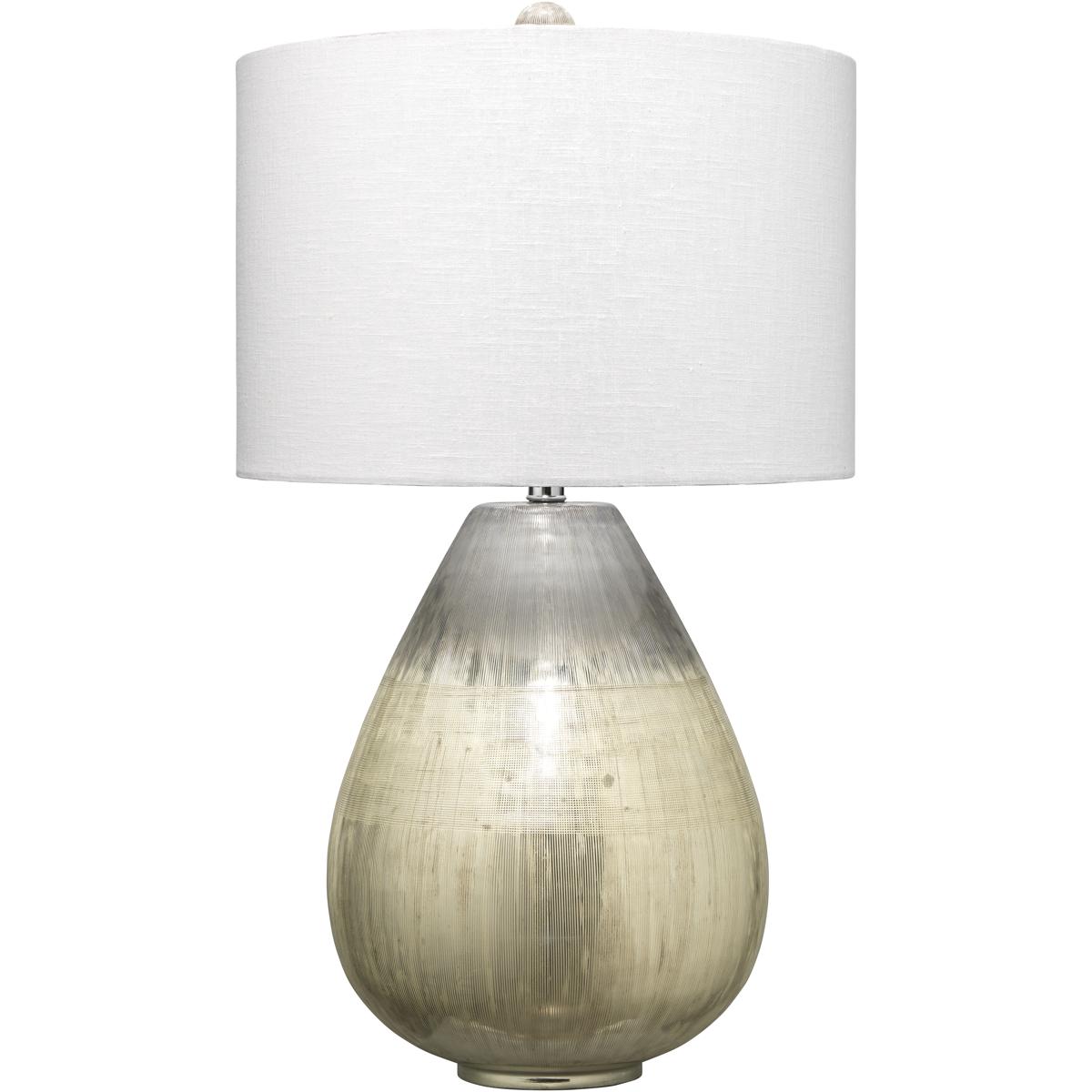 Jamie Young Co 1DAMS-MDMG Damsel 28 inch 150 watt Etched Mercury Glass Table Lamp Portable Light