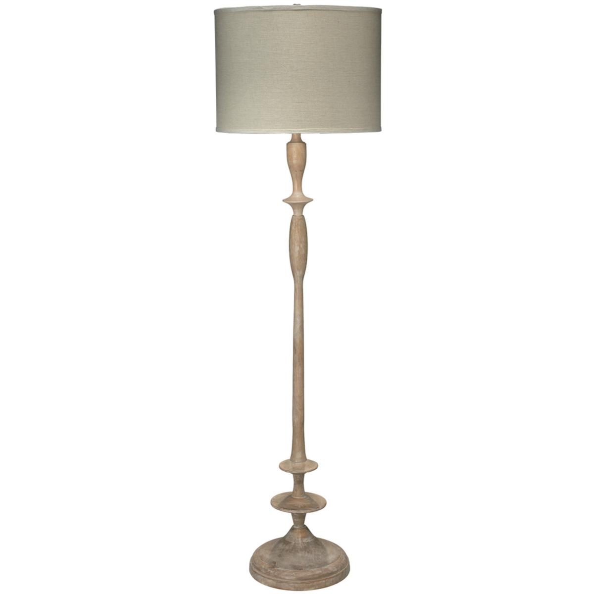 Jamie Young Co 1PETI-FLBW Petite Paro 64.5 inch 150 watt White Floor Lamp Portable Light