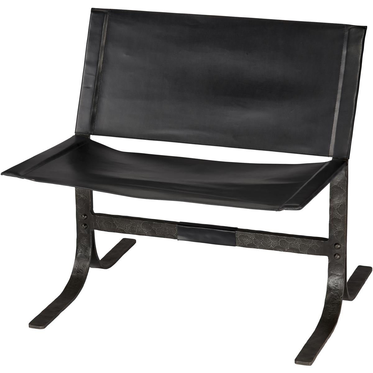 Jamie Young Co 20ALES-CHBK Alessa Black Sling Chair