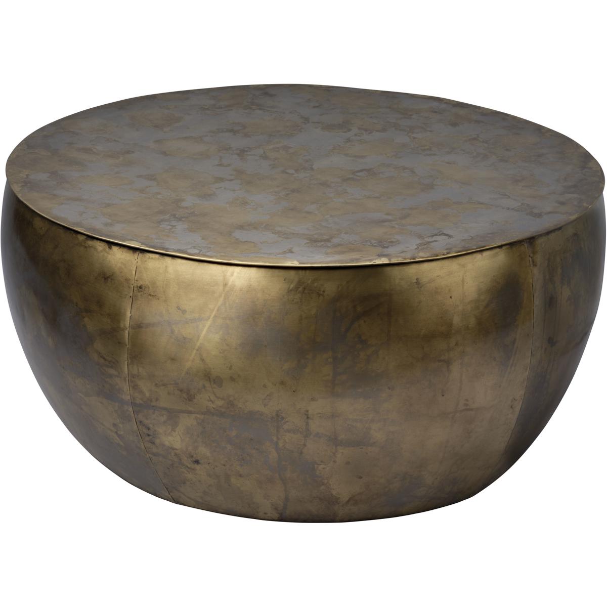Jamie Young Co 20APHR-CTGO Aphrodite 36 X 17 inch Antique Brass and Silver Patina Coffee Table, Inline