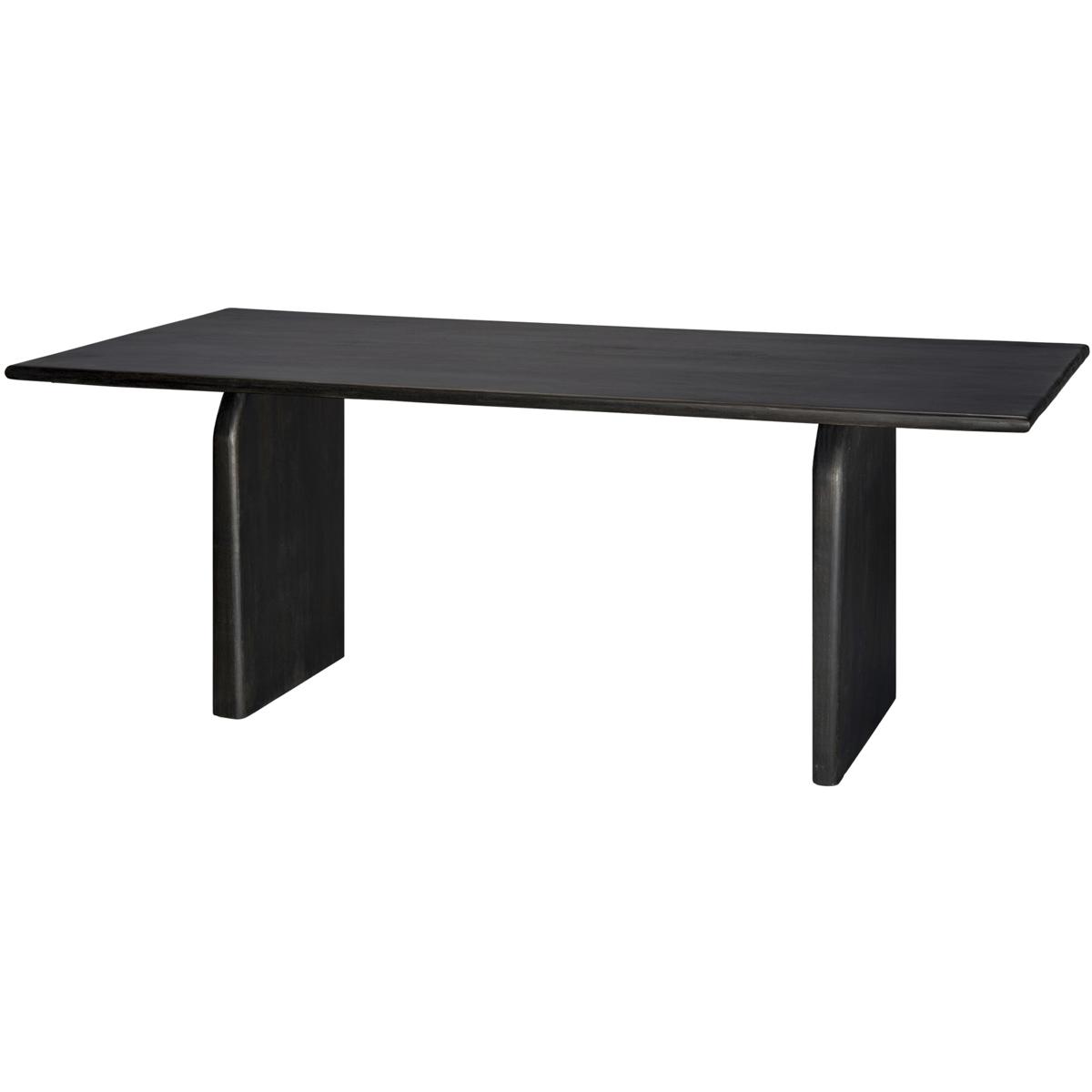 Jamie Young Co 20ARC-DTBK Arc 78.75 X 29.5 inch Black Dining Table