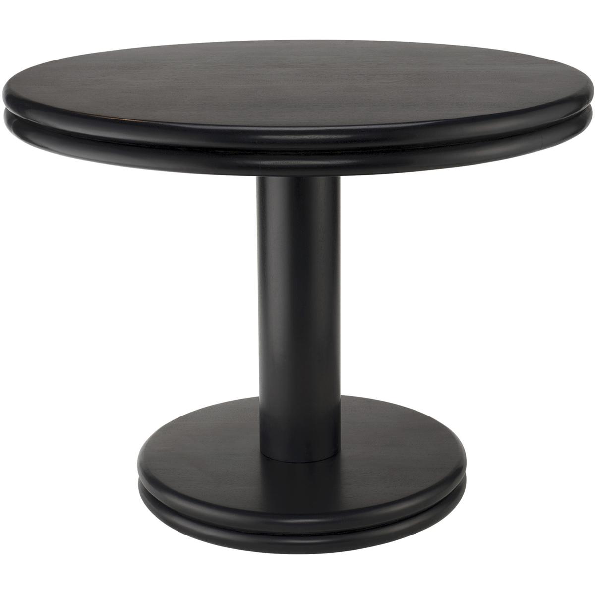 Jamie Young Co 20BOUR-BIBK Bourbon Satin Black Bistro Table, Inline