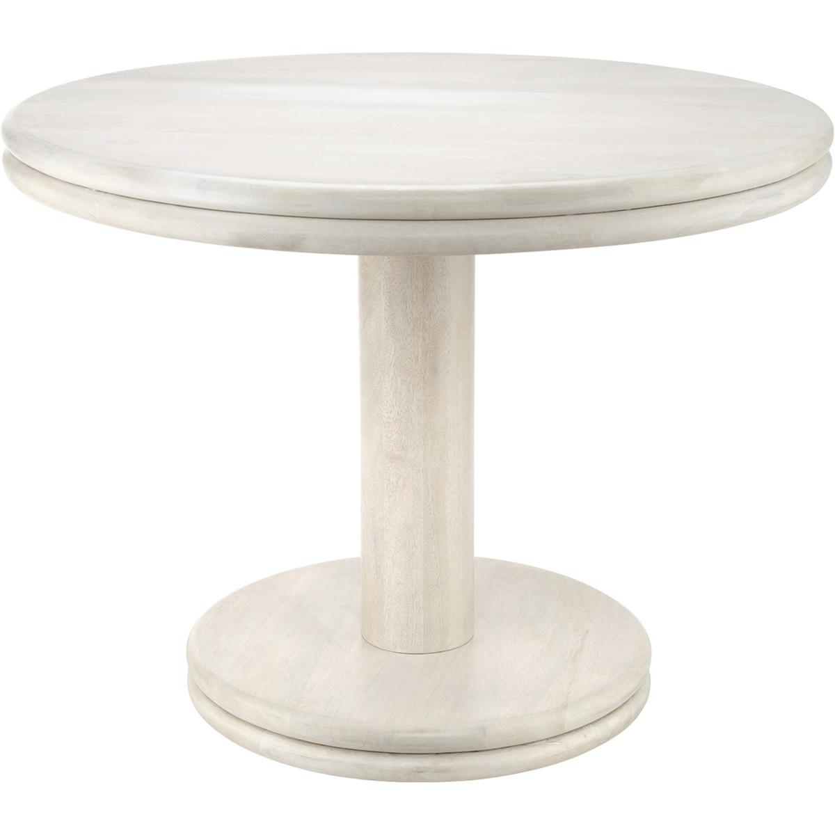 Jamie Young Co 20BOUR-BIBW Bourbon White Wash Bistro Table, Inline