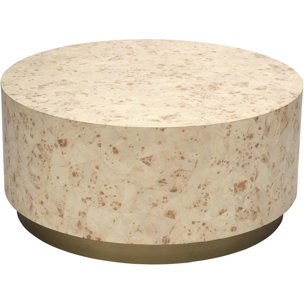 Jamie Young Co 20CONF-CTBB Configuration 36 X 16.5 inch Bleached Burl Veneer Coffee Table, Inline