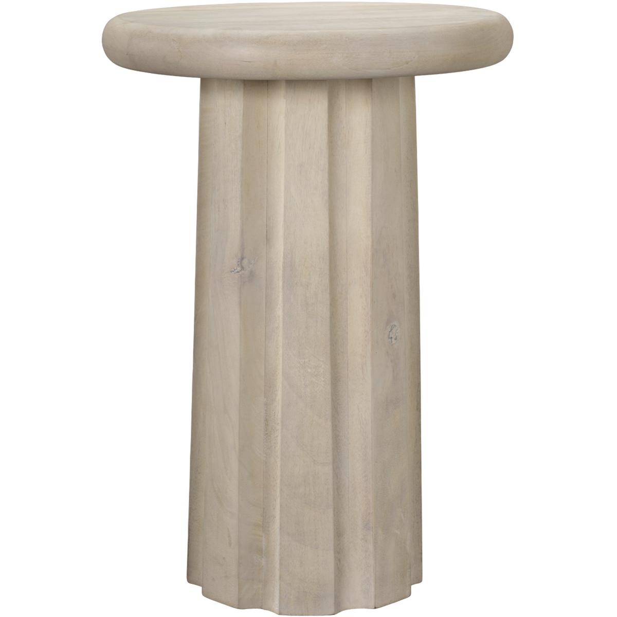 Jamie Young Co 20CREM-STBW Cremini 21 X 14 inch Bleached White Side Table, Inline