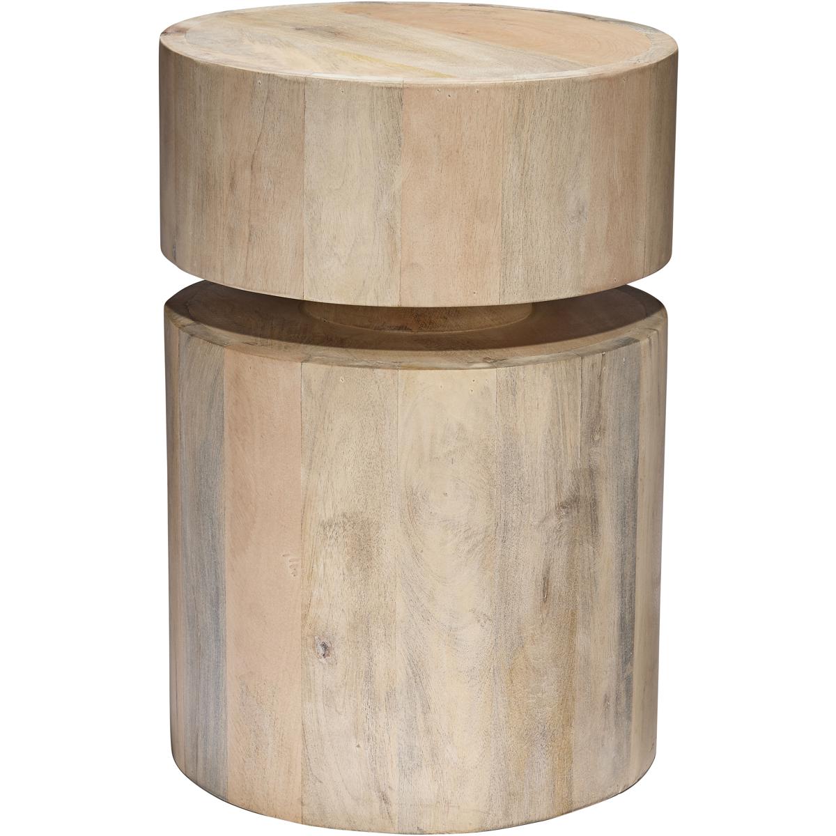 Jamie Young Co 20DYLA-STWW Dylan 19 X 13 inch White Wash Side Table