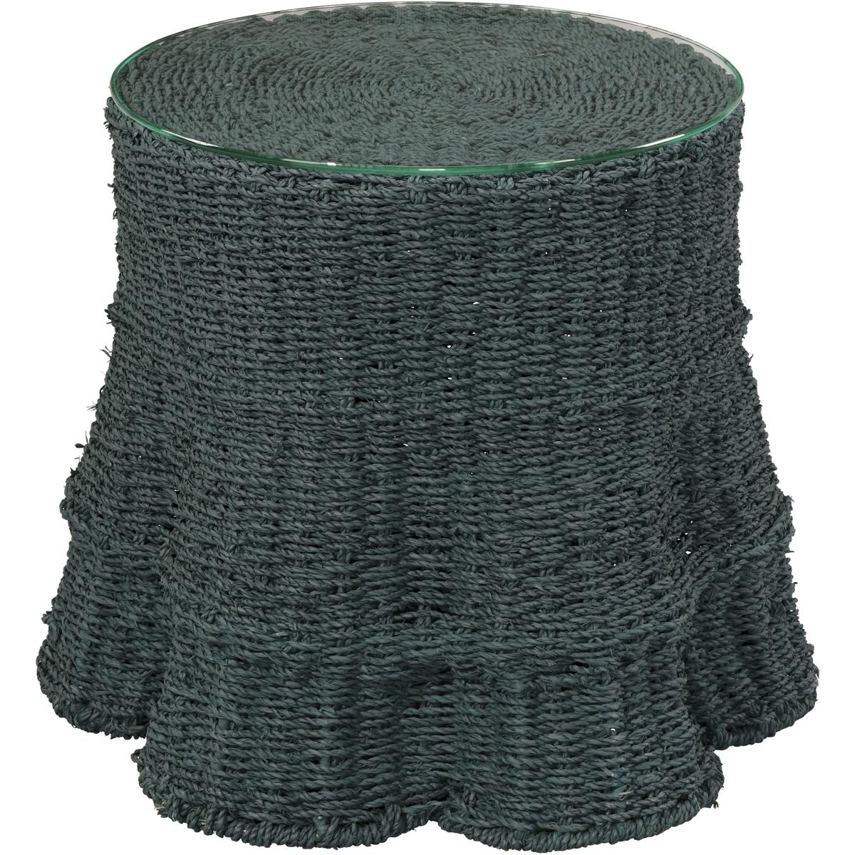 Jamie Young Co 20FALD-STVG Falda 25 X 20 inch Verdigris Side Table, Inline