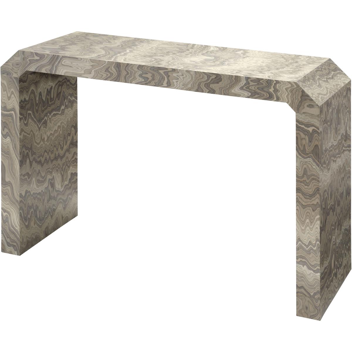 Jamie Young Co 20GROU-COSA Grounded 46 inch Sand Grey Console Table, Inline