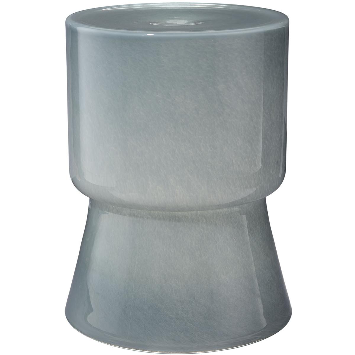 Jamie Young Co 20HUNT-STBL Huntington 17 inch Pale Blue Glass Garden Stool
