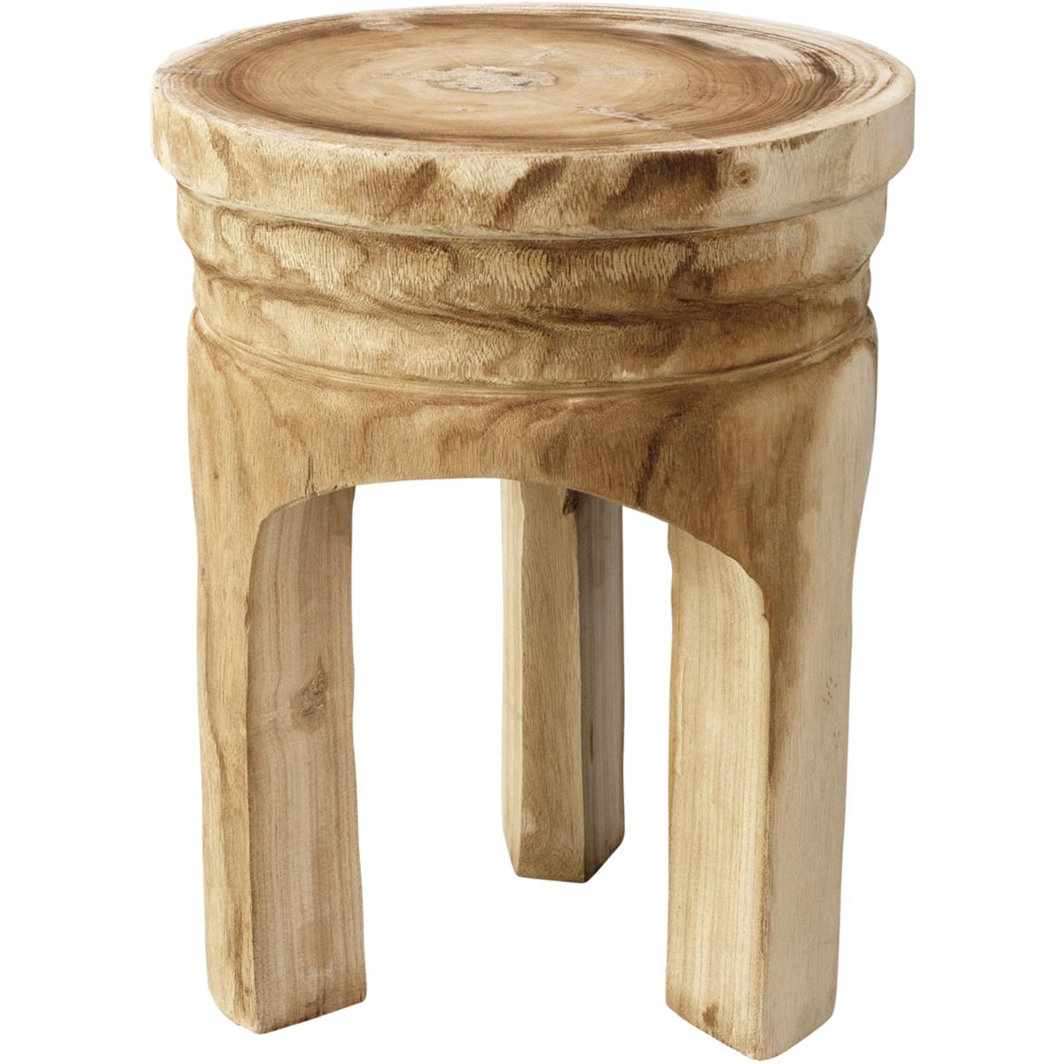 Jamie Young Co 20MESA-STWD Mesa 17 X 13.5 inch Natural Wood Wooden Side Table