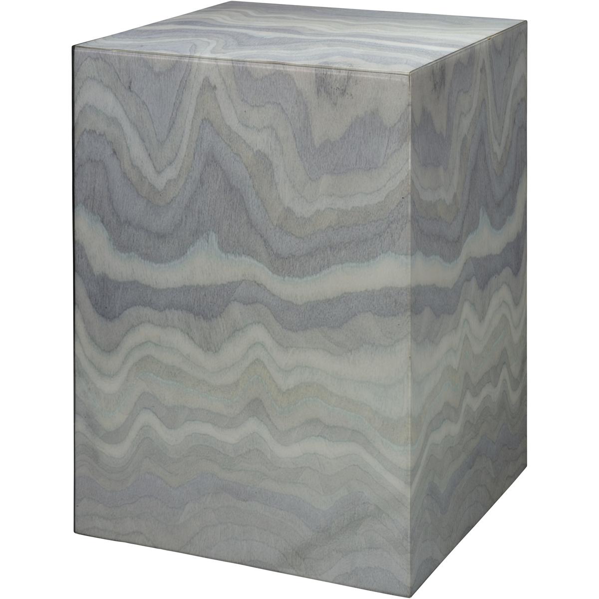 Jamie Young Co 20PEAK-STBL Peak 22 X 14 inch Pale Blue Laquer Side Table, Inline