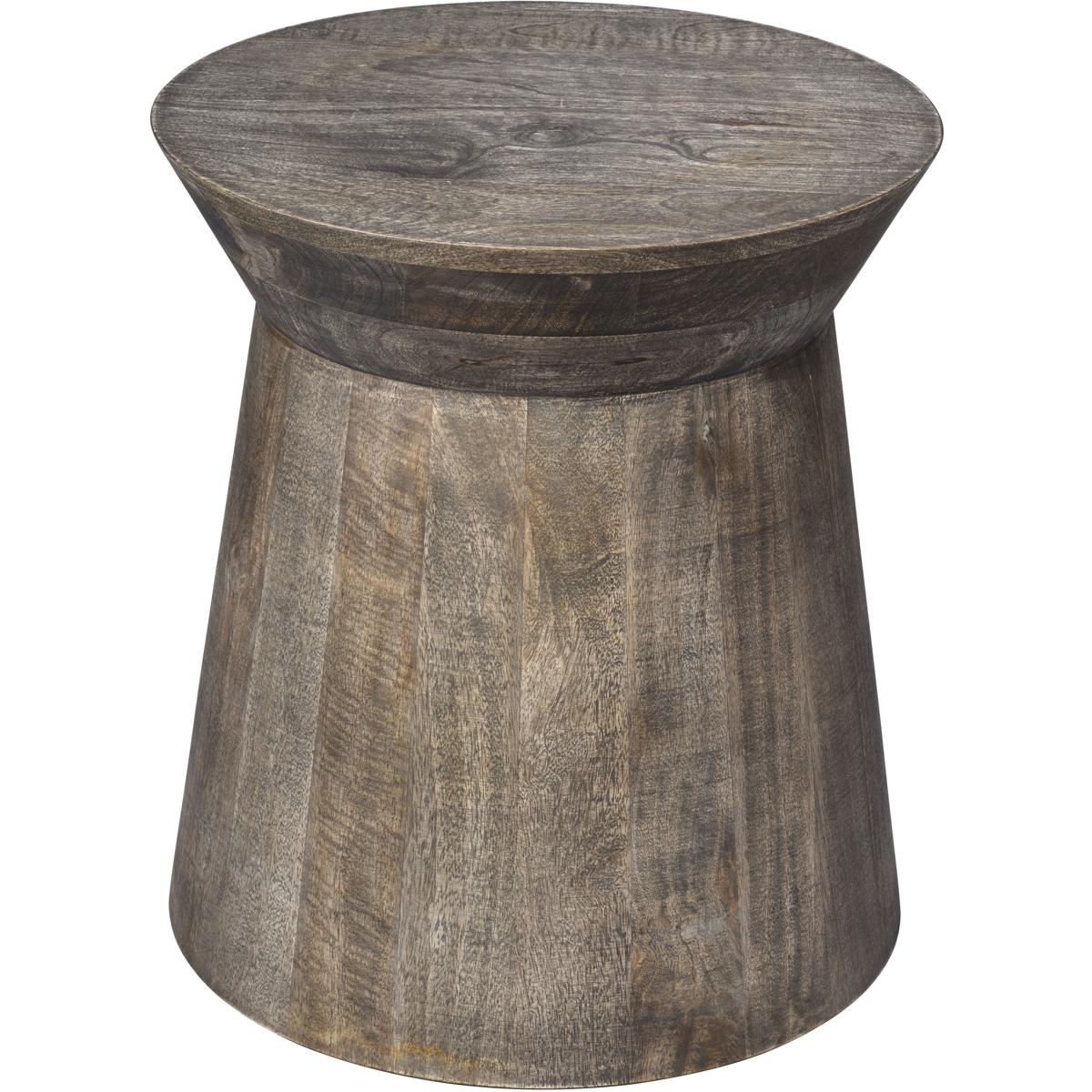 Jamie Young Co 20PORC-STGR Porcini 18 X 15.75 inch Grey Wash Side Table, Inline