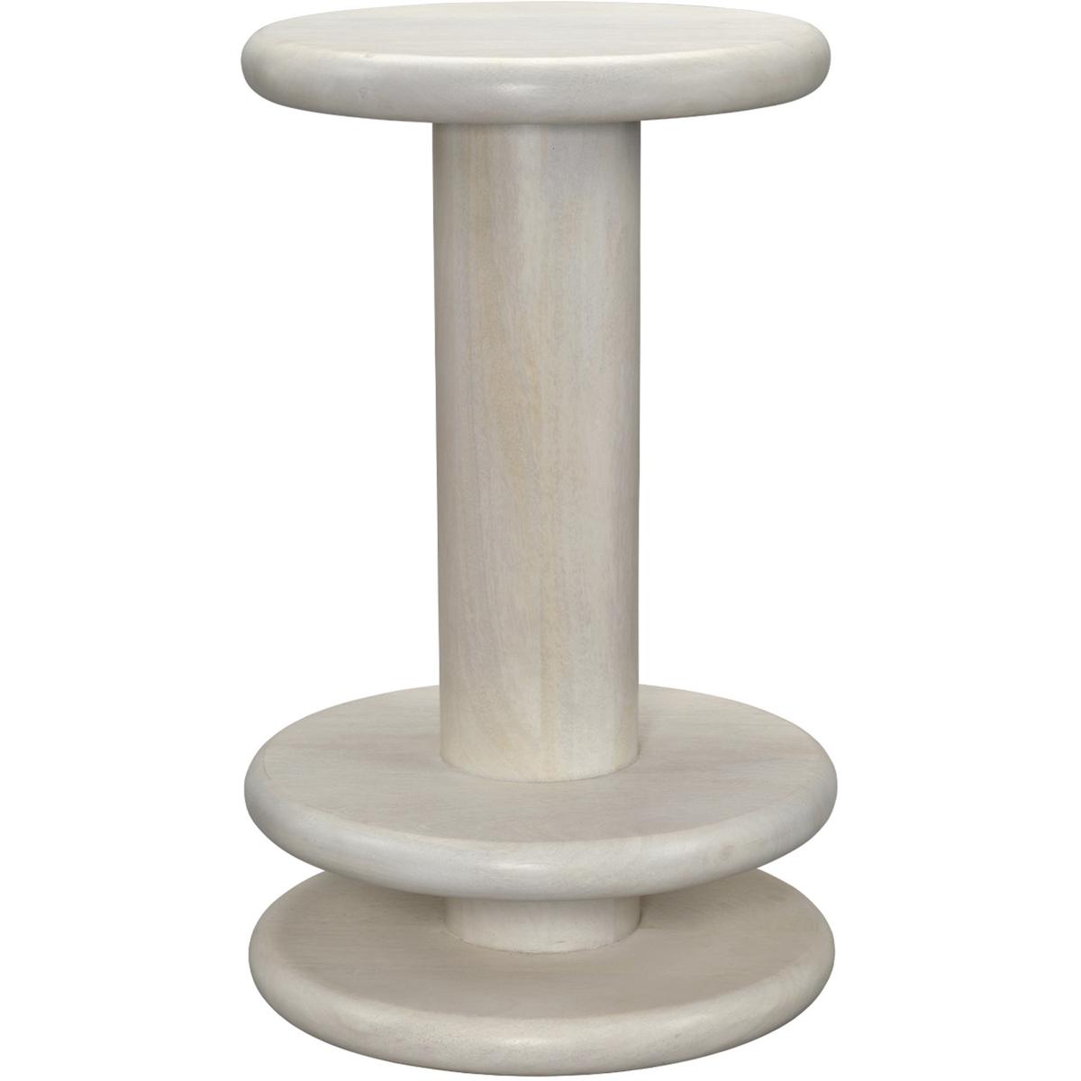 Jamie Young Co 20RYE-CSBW Rye 24 inch White Wash Counter Stool, Inline