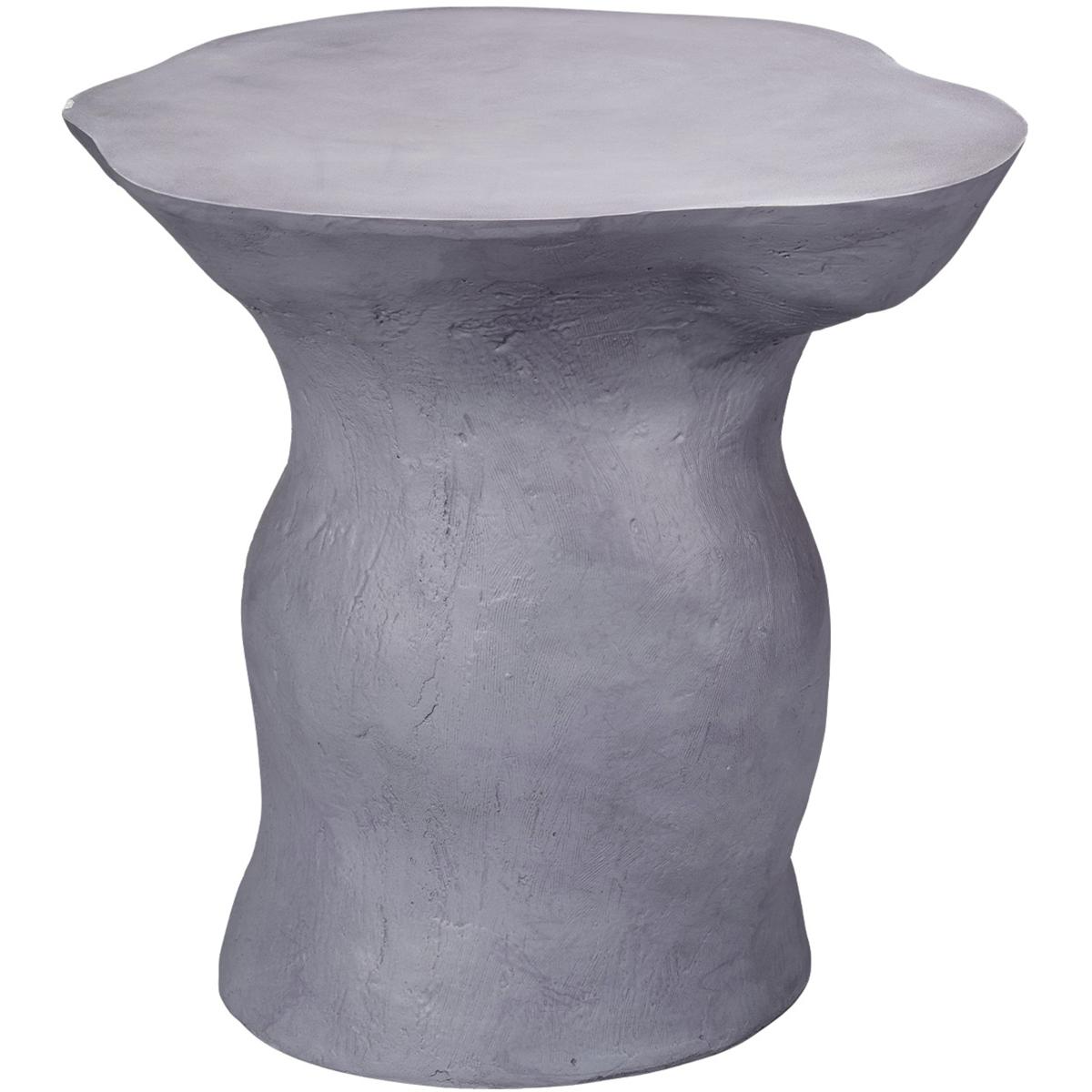 Jamie Young Co 20SCUL-STGR Sculpt 17.75 X 16 inch Steel Grey Side Table