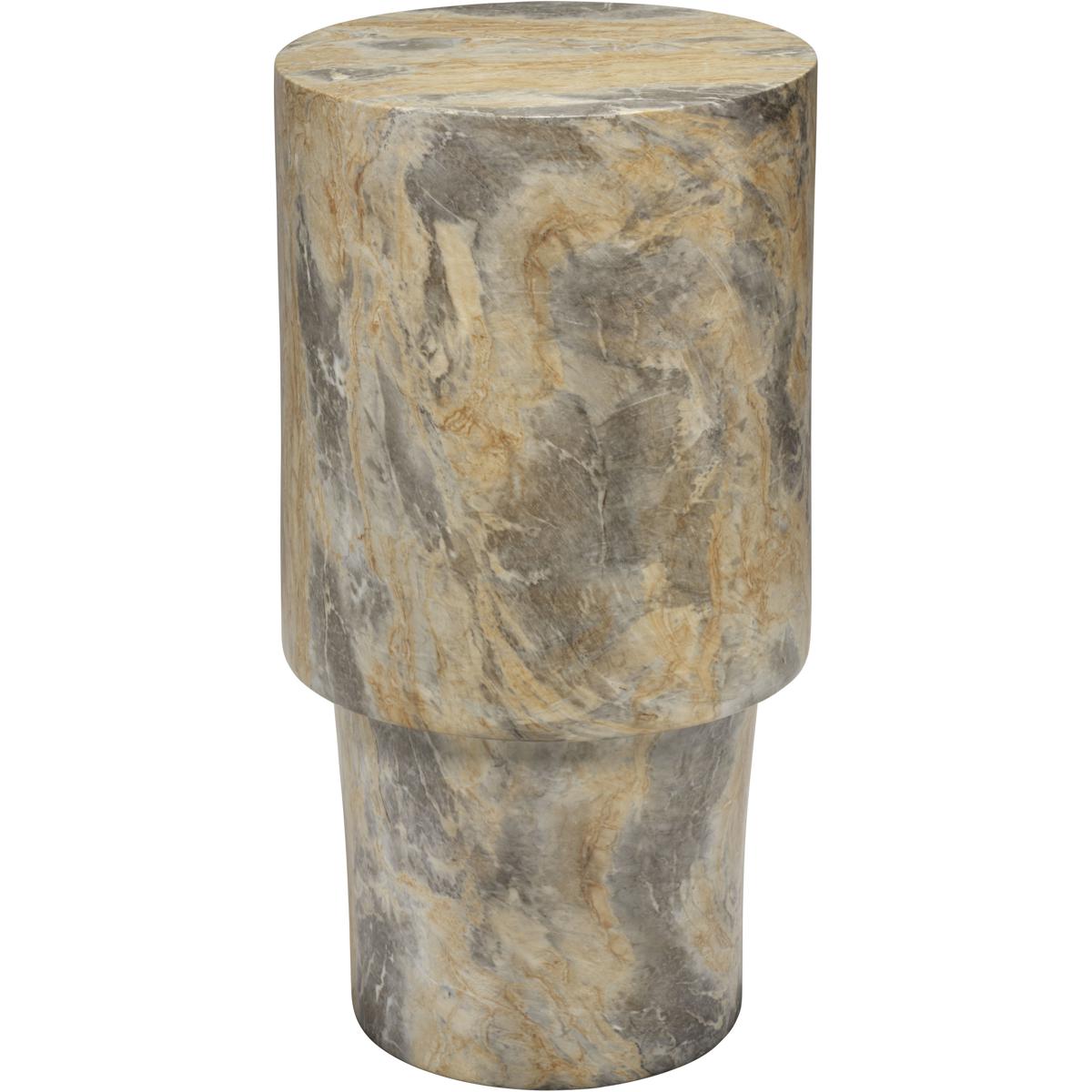Jamie Young Co 20STGE-DTLGR St. Germain 20 X 11 inch Marbled Grey Drink Table, Inline