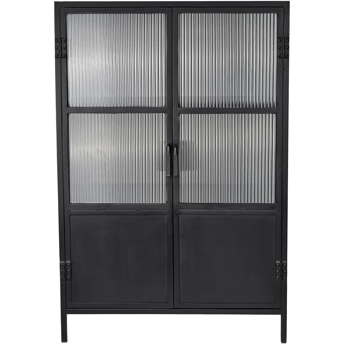 Jamie Young Co 20VITR2-CABK Vitrino Black 2 Door Dresser