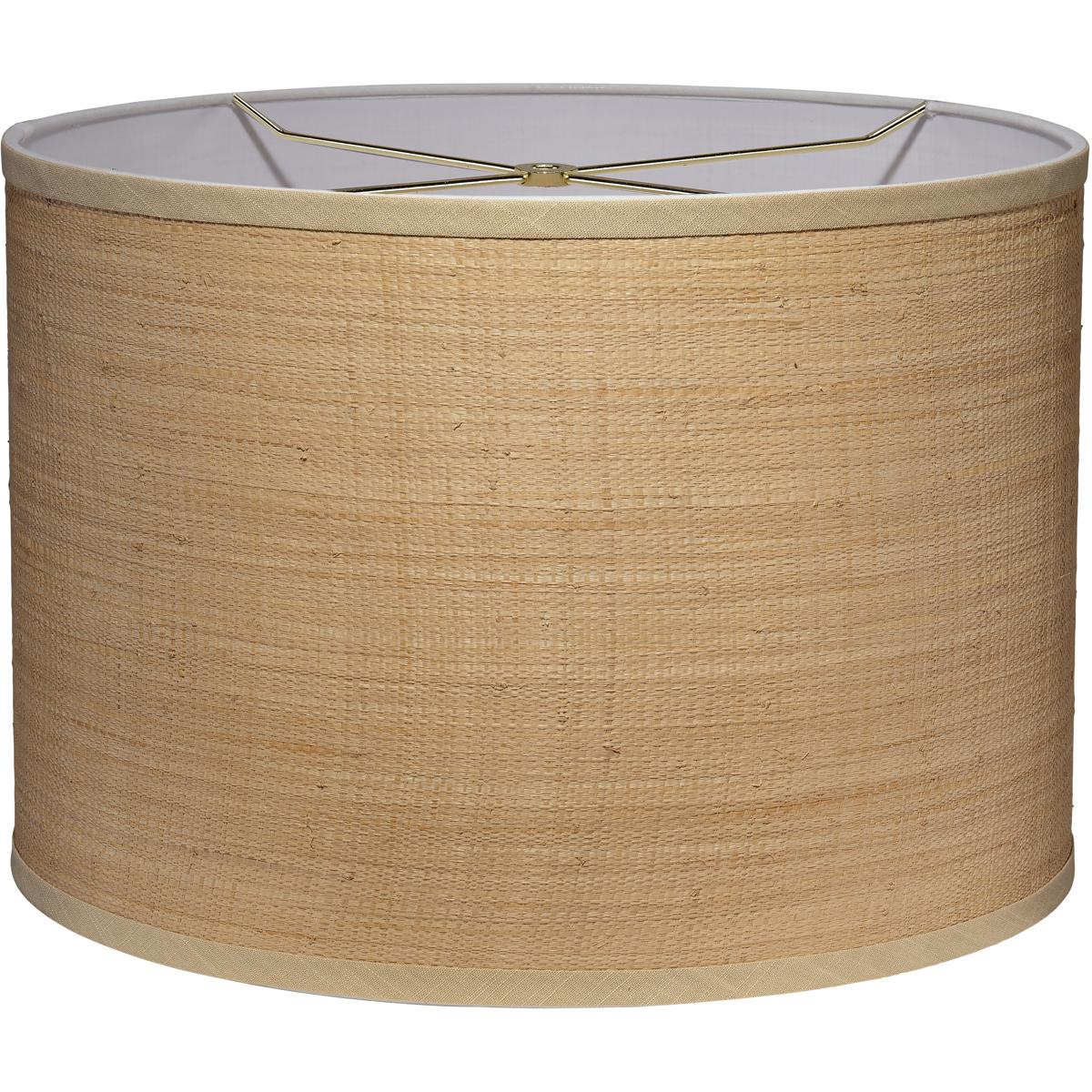 Jamie Young Co 2DRUM-88CL Drum Natural Raffia 16.5 inch Shade in Classic, Classic