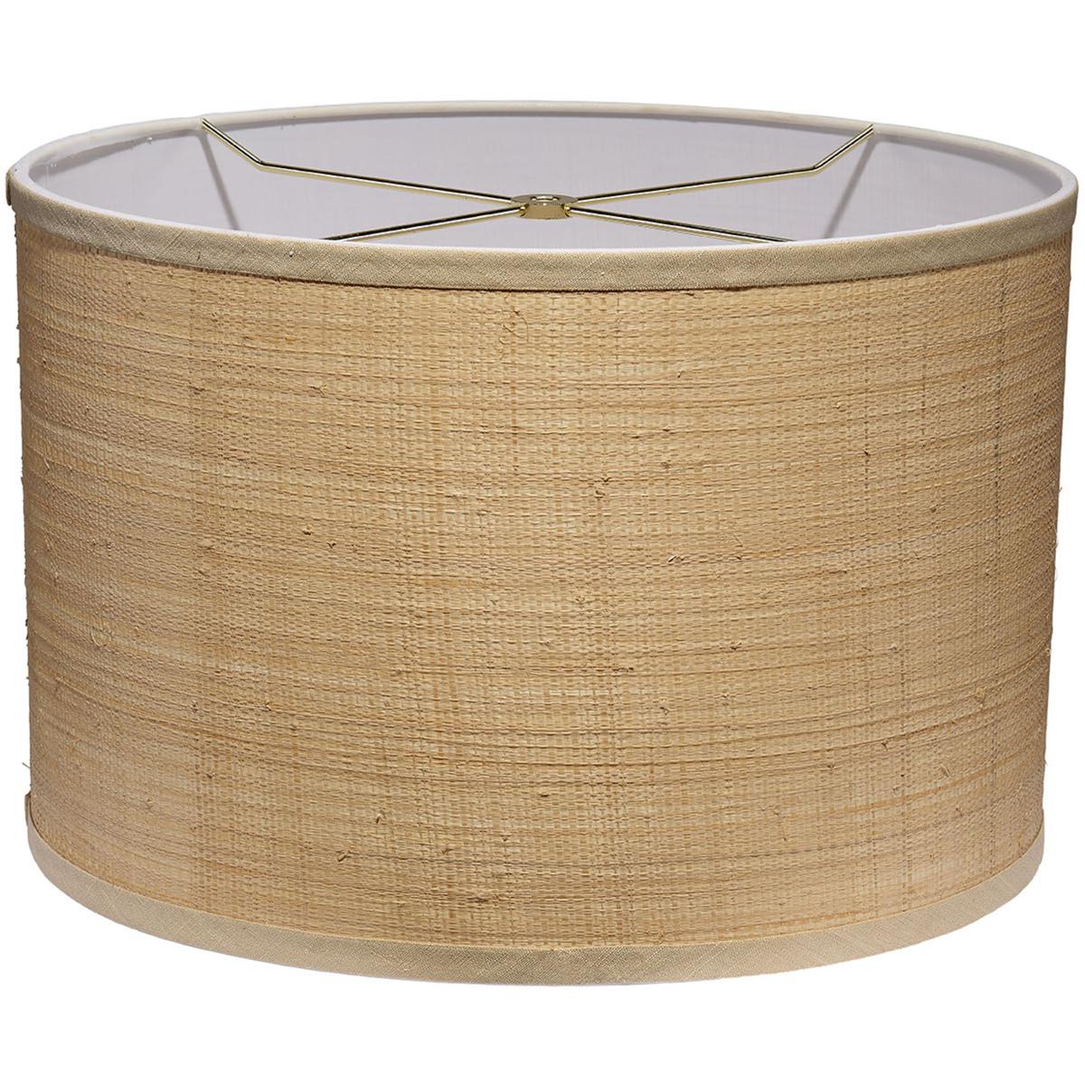 Jamie Young Co 2DRUM-88MD Drum Natural Raffia 15 inch Shade in Medium, Medium