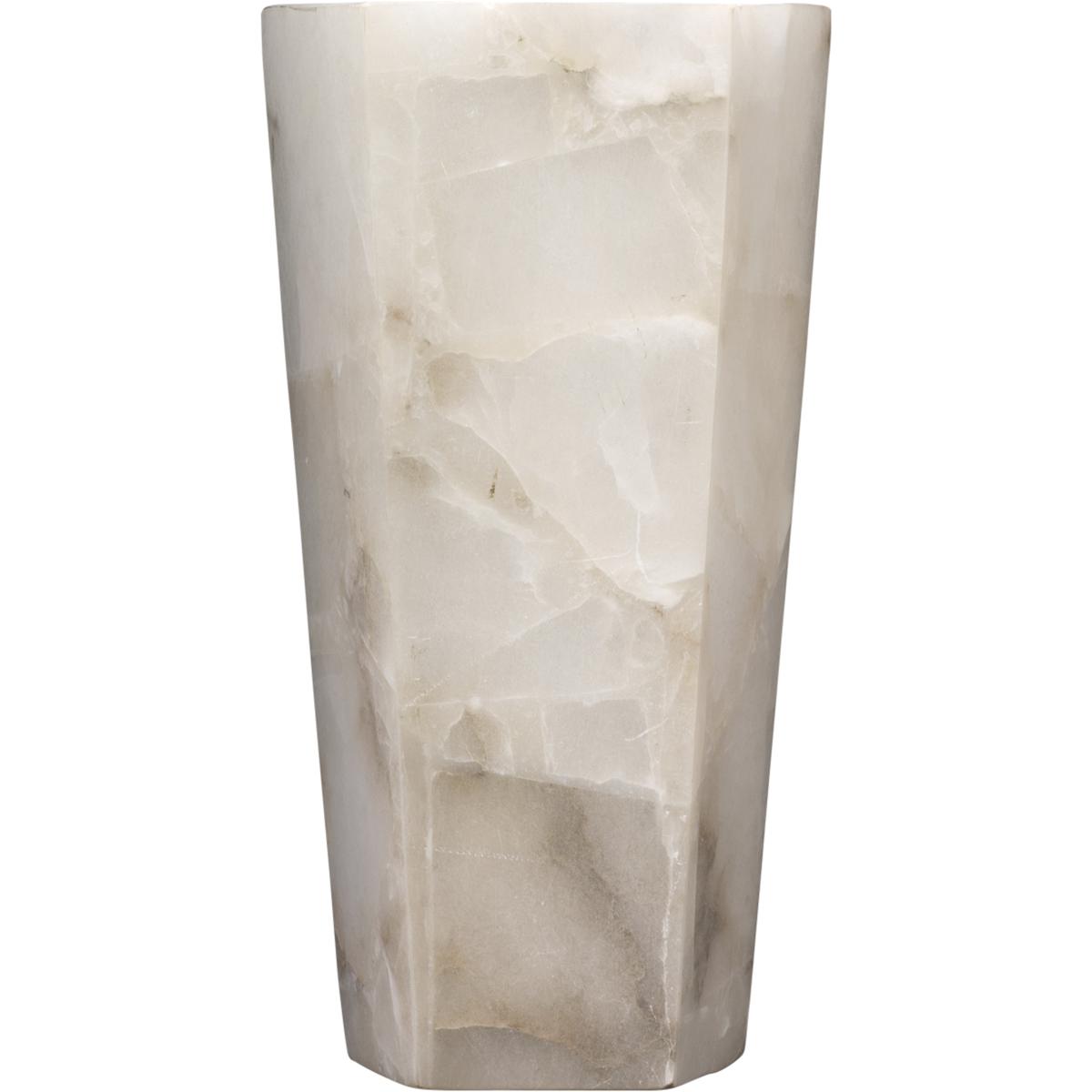 Jamie Young Co 4BORE-TLAL Borealis Tall 1 Light 7.5 inch Alabaster Wall Sconce Wall Light, Hexagon