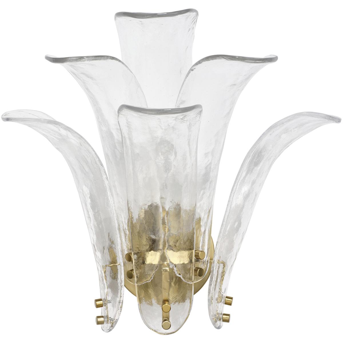 Jamie Young Co 4CALA-SCCL Cala 1 Light 15 inch Antique Brass Wall Sconce Wall Light, Inline