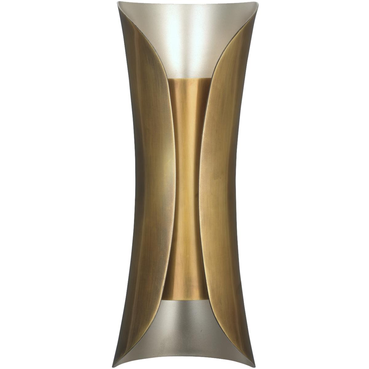 Jamie Young Co 4CAPS-SCAB Capsule 2 Light 5.25 inch Antique Brass & Antique Silver Interior Wall Sconce Wall Light