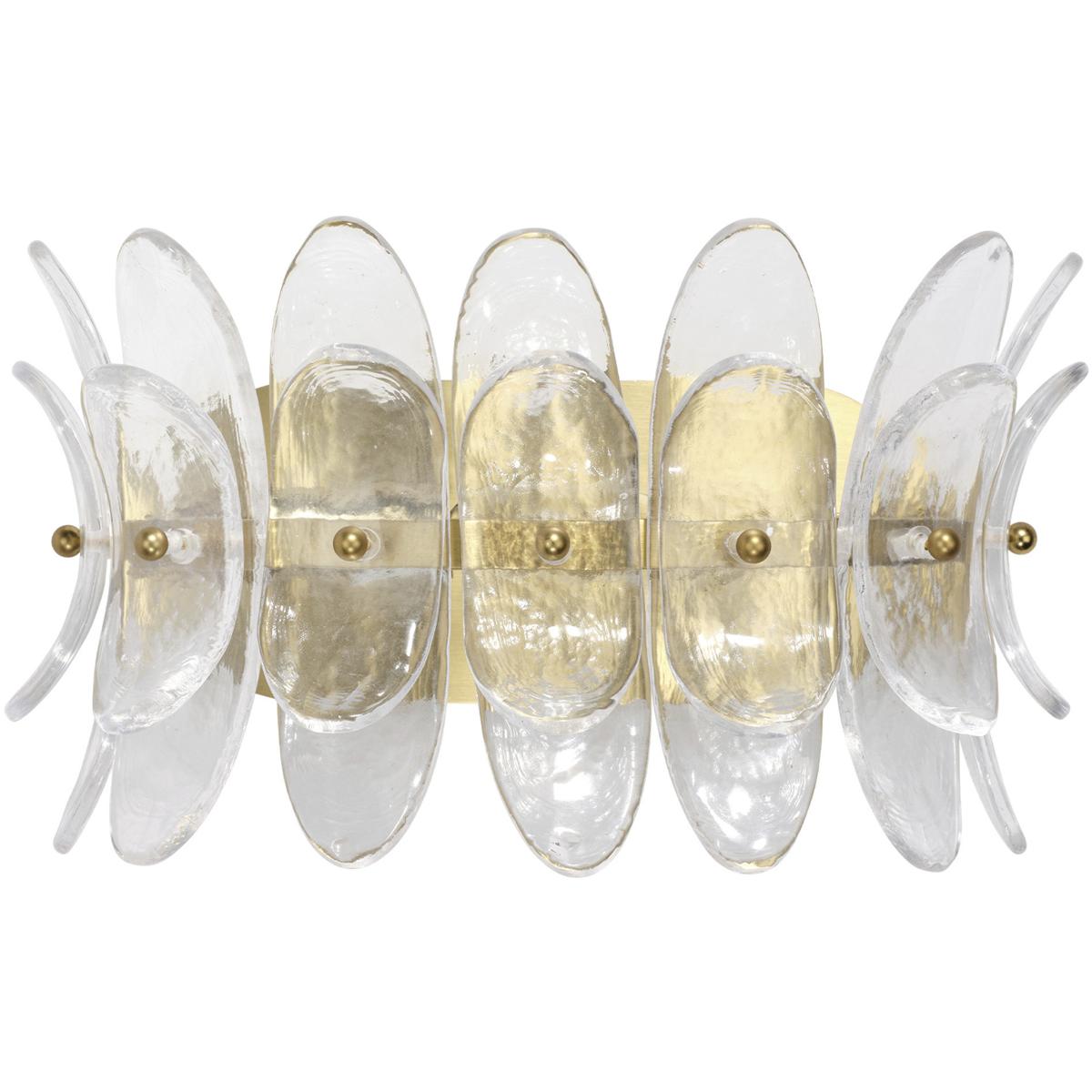 Jamie Young Co 4CORO-SCCL Coronet 1 Light 12.5 inch Antique Brass Wall Sconce Wall Light, Inline