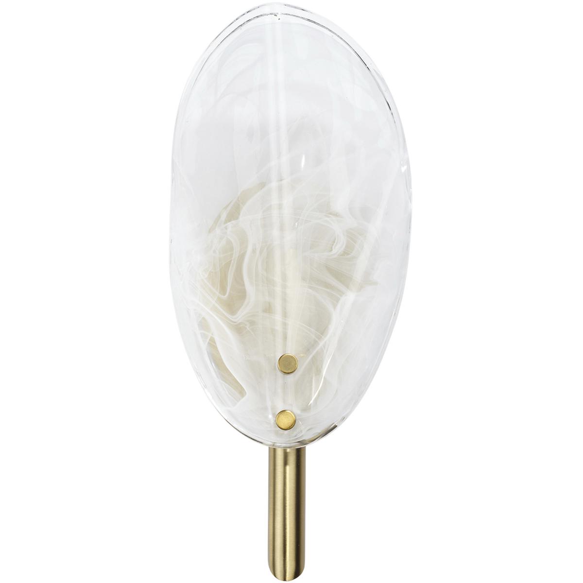 Jamie Young Co 4MAGN-SCWH Magnolia 1 Light 5 inch Antique Brass Wall Sconce Wall Light, Inline