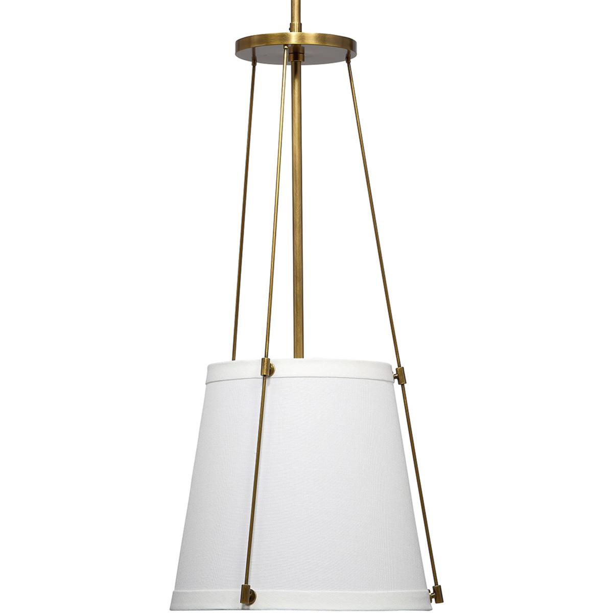 Jamie Young Co 5CALI-ABOW California 1 Light 12 inch Antique Brass Pendant Ceiling Light