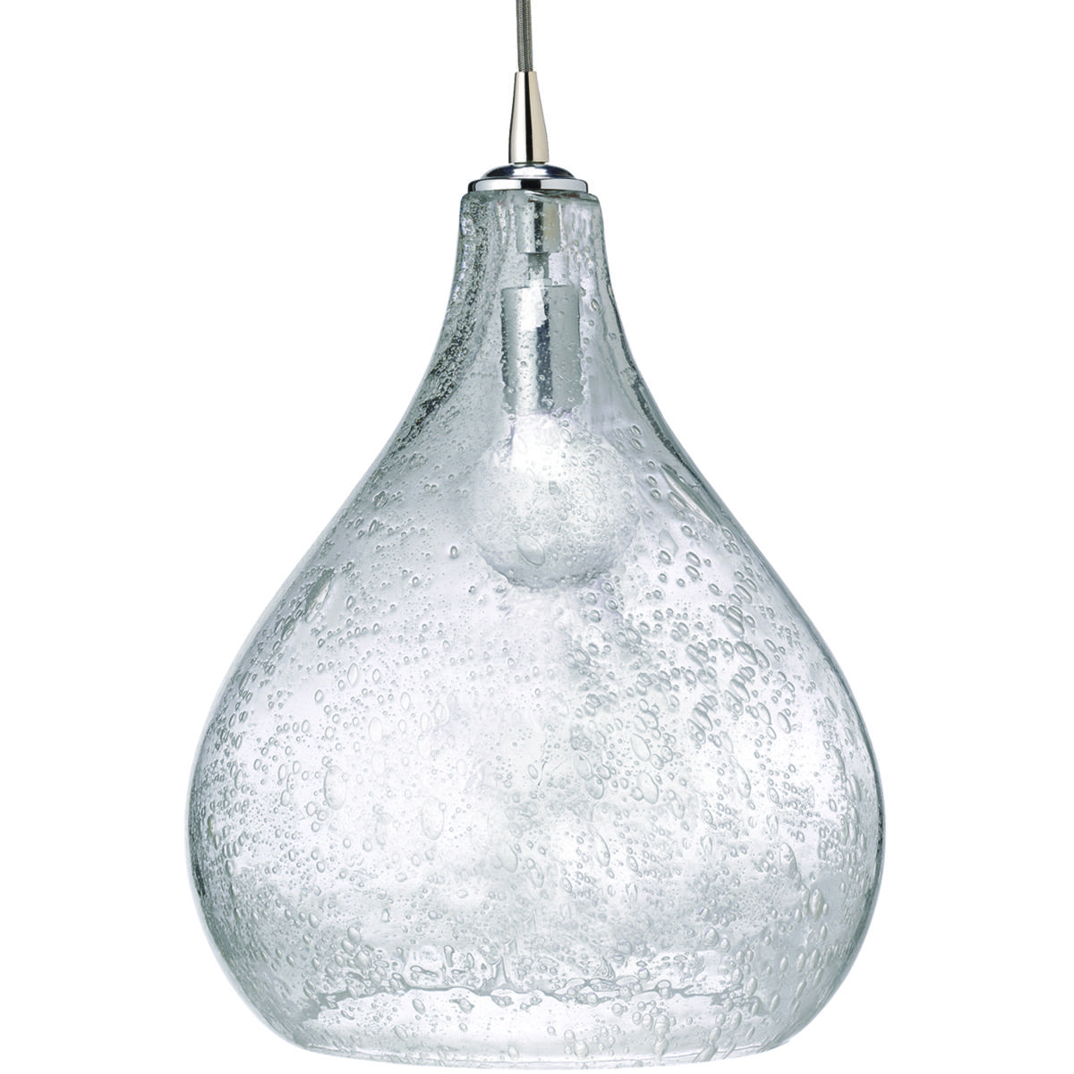 Jamie Young Co 5CURV-LGCL Curved 1 Light 13 inch Clear Pendant Ceiling Light, Large