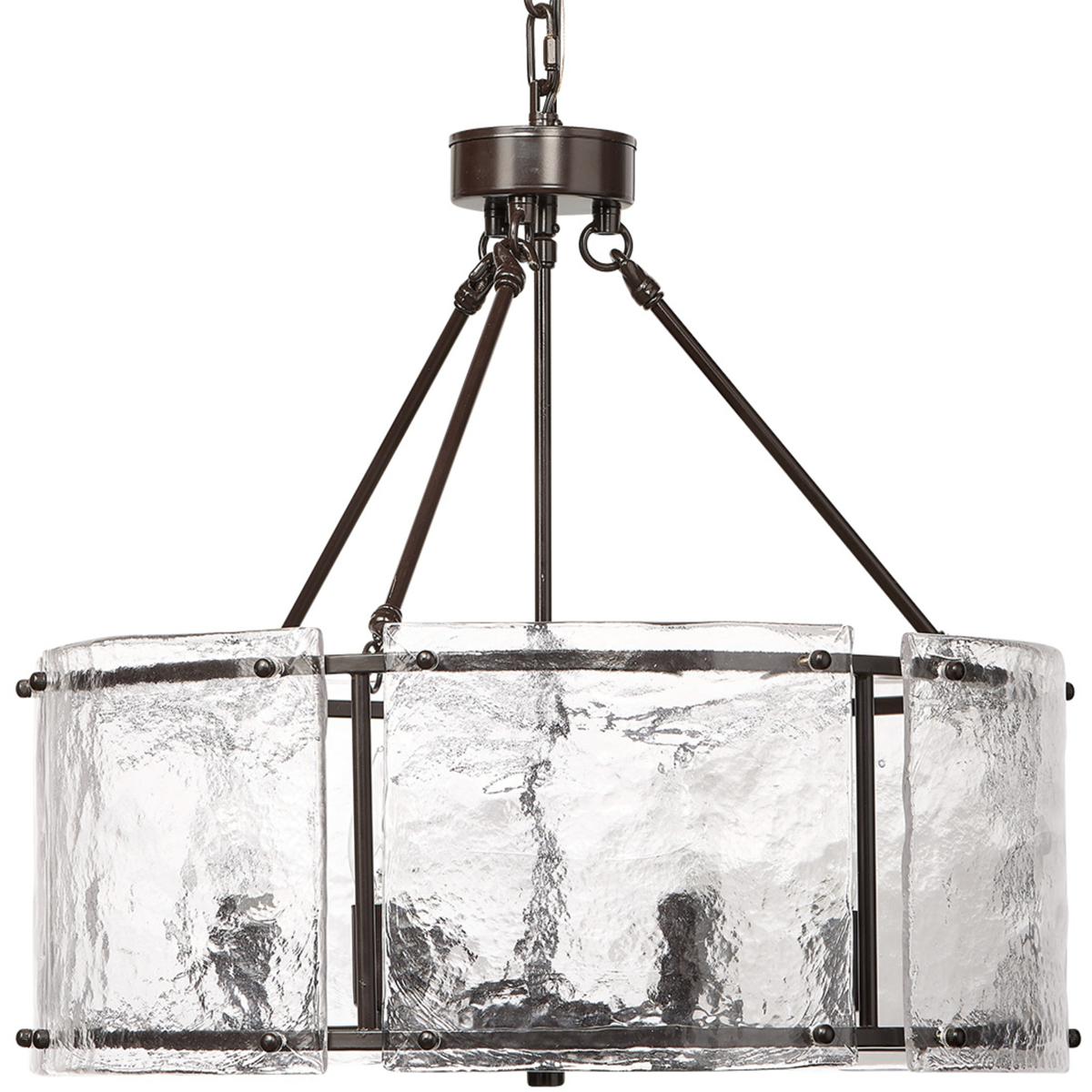 Jamie Young Co 5GLEN-LGOB Glenn 6 Light 21.75 inch Bronze and Oil Rubbed Bronze Chandelier Ceiling Light, Large