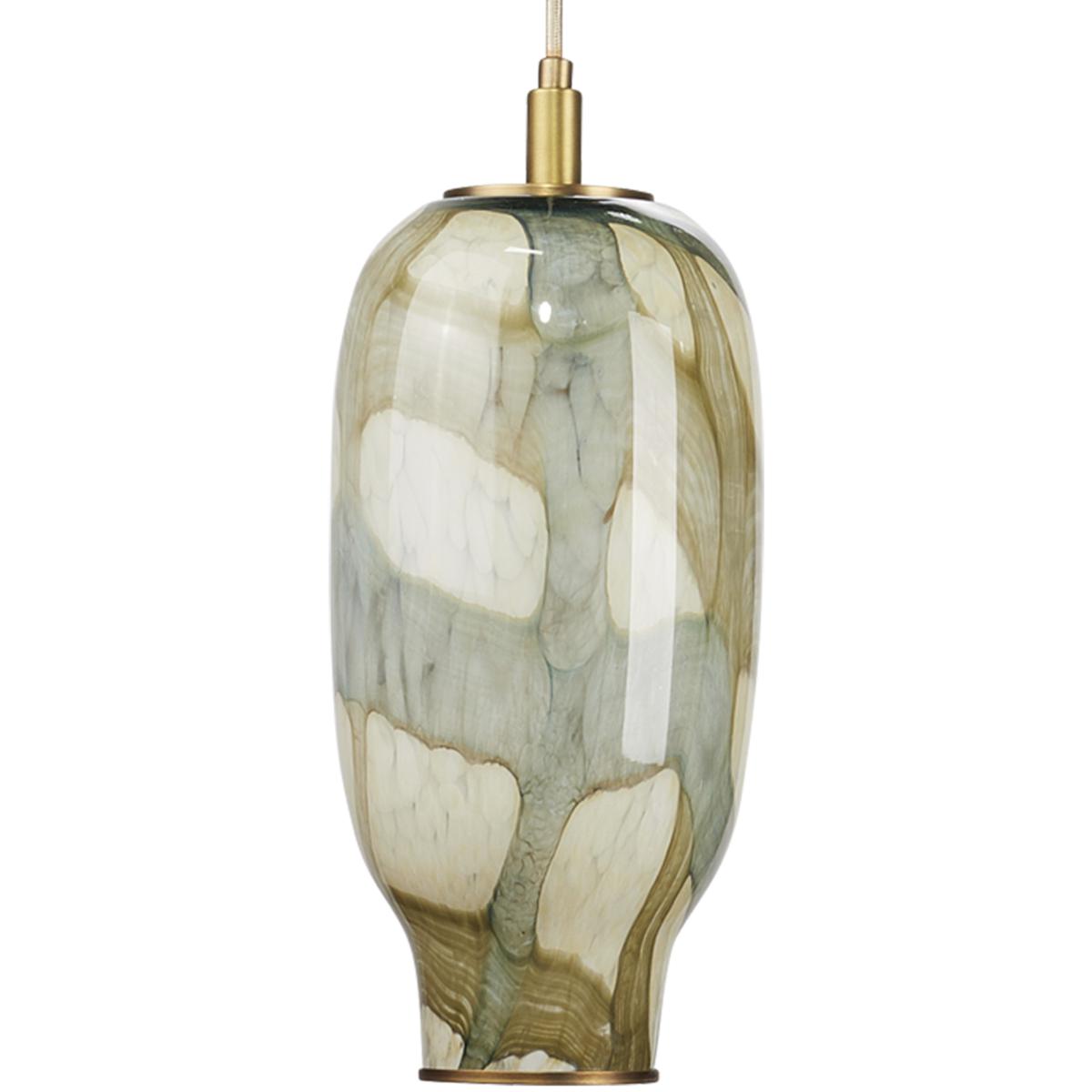 Jamie Young Co 5HELE-LGPB Helen 1 Light 6.75 inch Blue Pendant Ceiling Light, Large