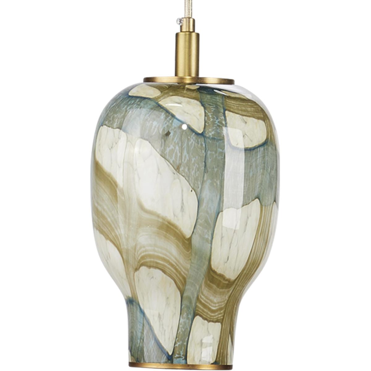 Jamie Young Co 5HELE-SMPB Helen 1 Light 6.75 inch Blue Pendant Ceiling Light, Small