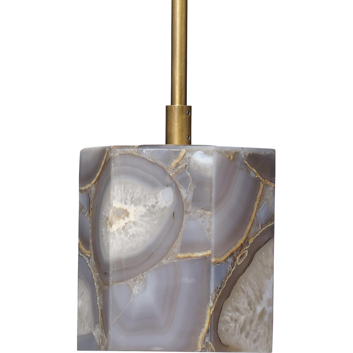 Jamie Young Co 5HEXP-SMAG Hex 1 Light 6 inch Antique Brass Pendant Ceiling Light
