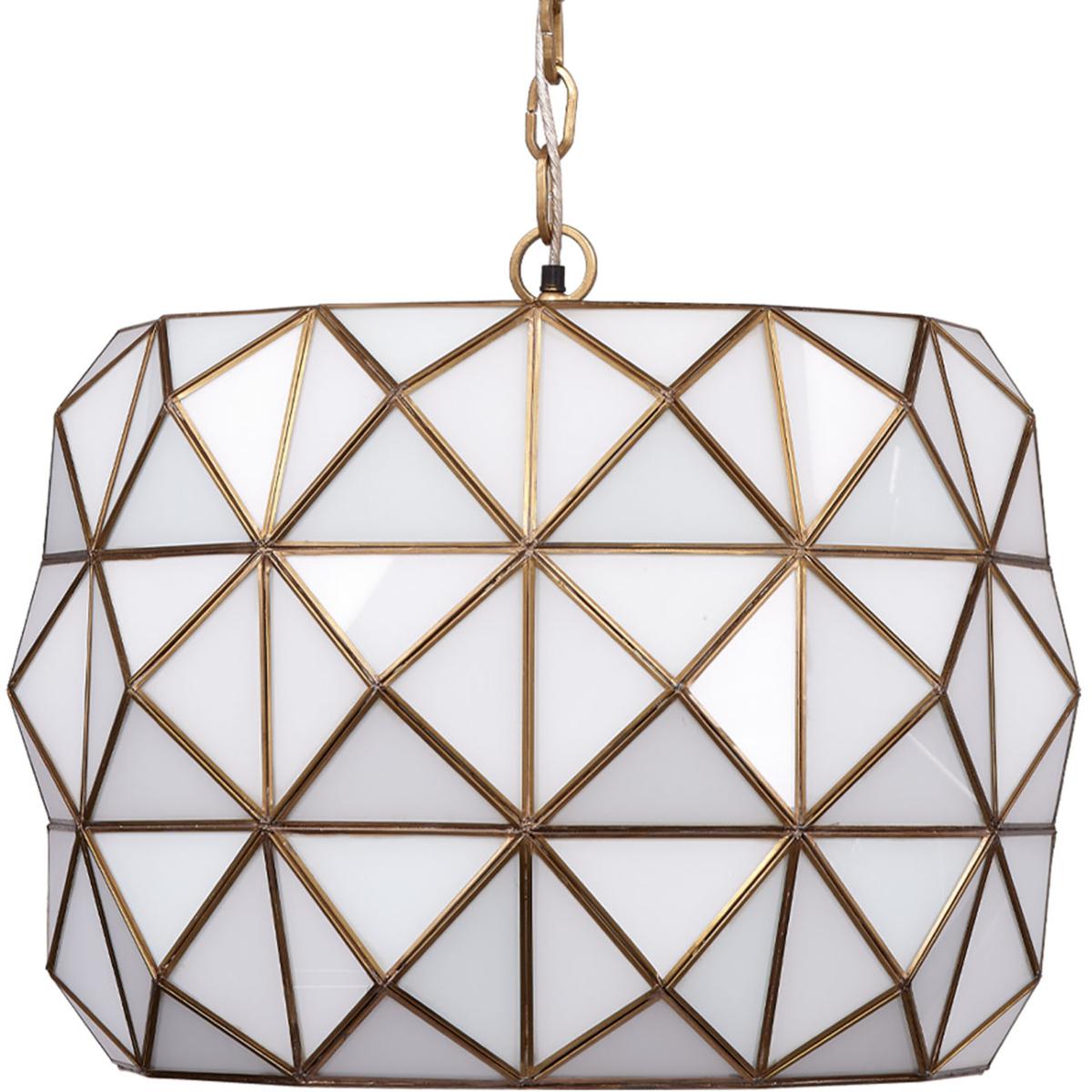Jamie Young Co 5HOLL-PEBR Hollywood 3 Light 23 inch Antique Brass Pendant Ceiling Light