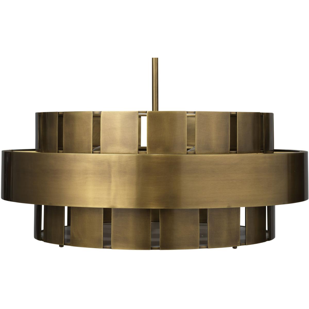 Jamie Young Co 5ORBI-LGAB Orbit 4 Light 30 inch Antique Brass Chandelier Ceiling Light