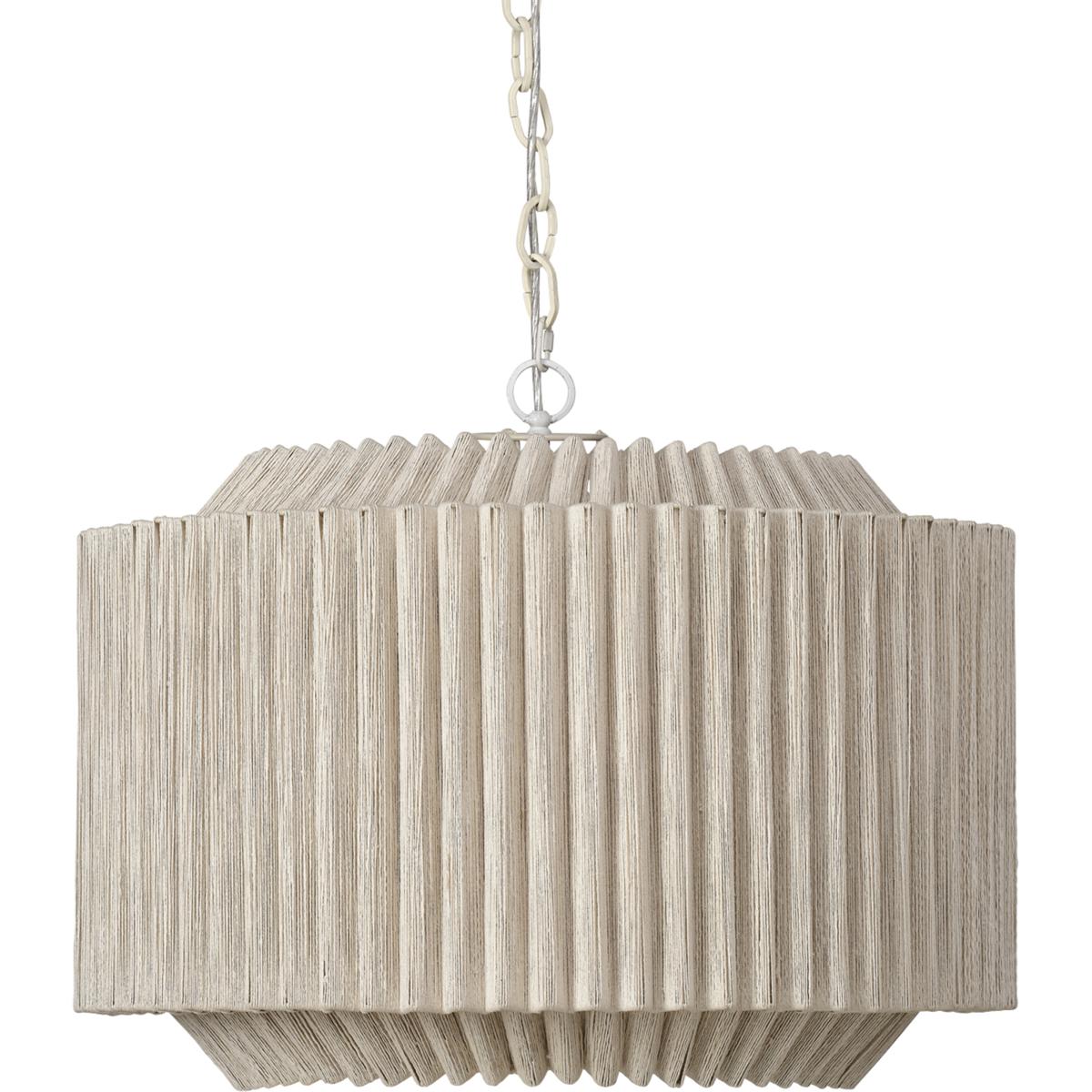 Jamie Young Co 5THEO-CHNA Theory 4 Light 26.75 inch Off-White Chandelier Ceiling Light