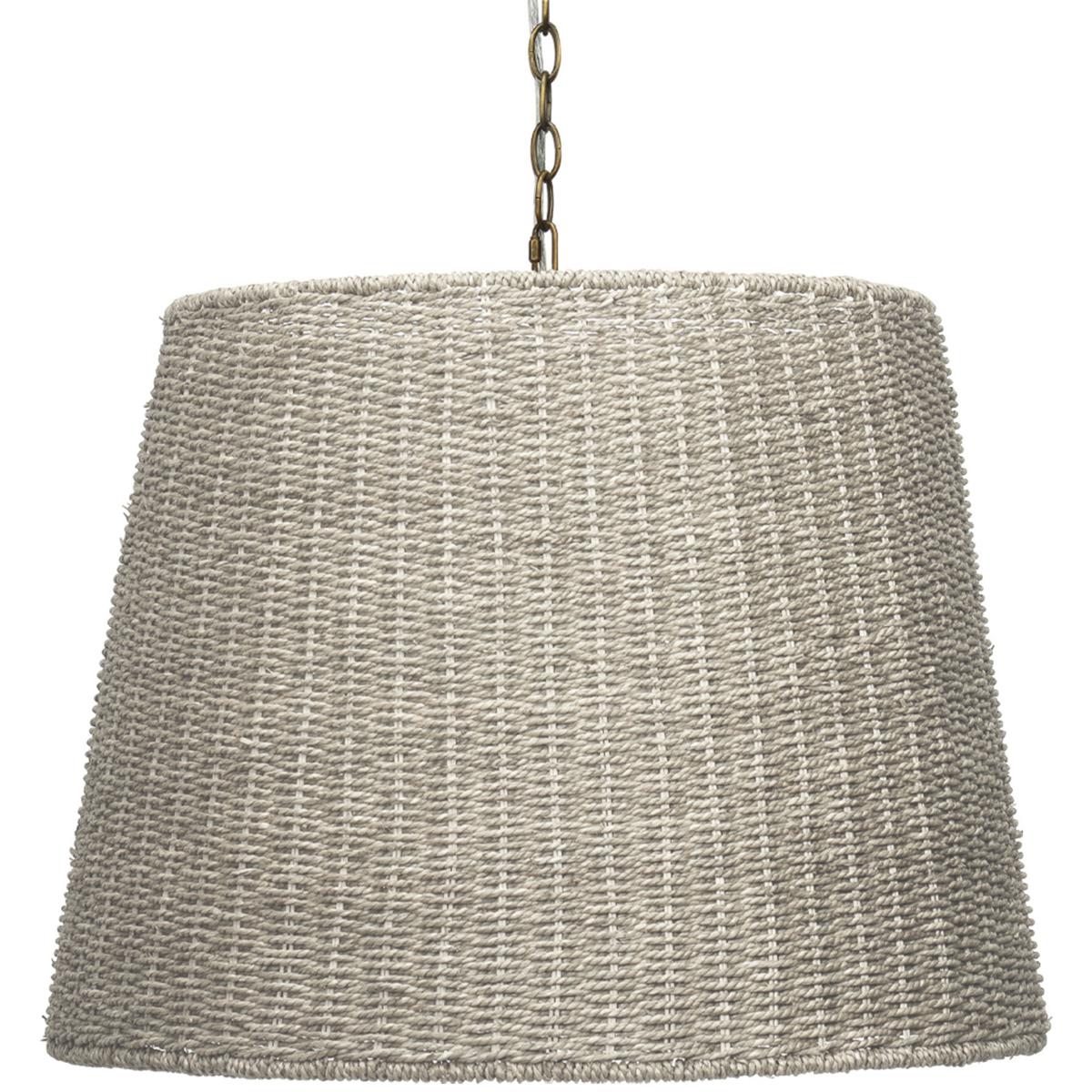 Jamie Young Co 5WILL-CHNA Willow 2 Light 24 inch Natural Seagrass Chandelier Ceiling Light