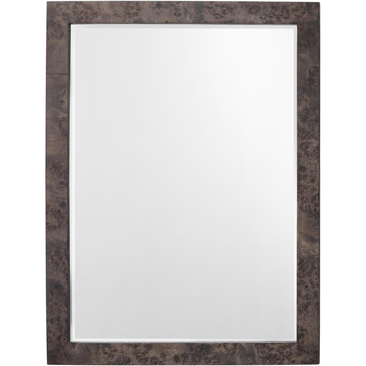 Jamie Young Co 6CHAN-RECTCH Chandler 33 X 25 inch Charcoal Wall Mirror in Charcoal Burl Wood