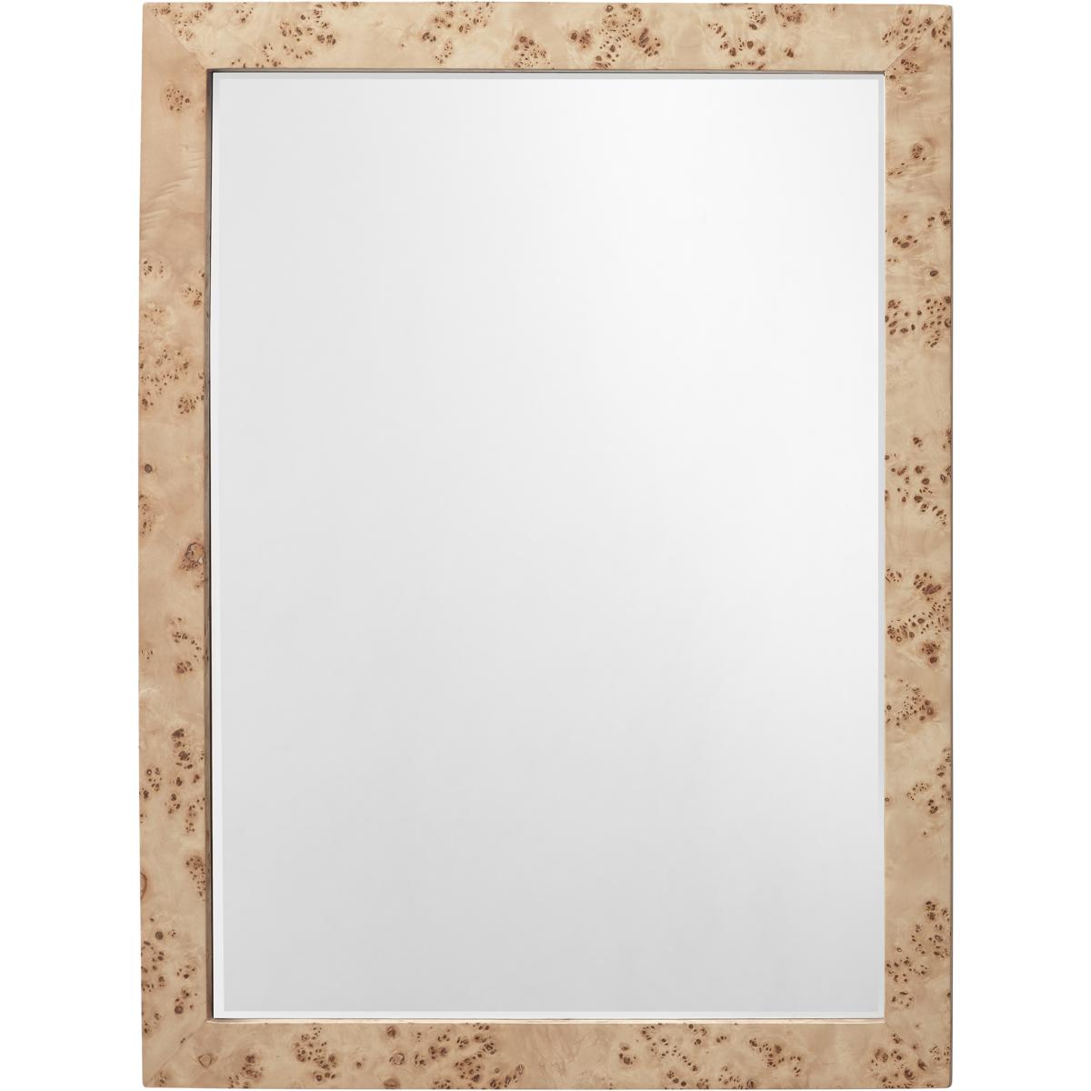 Jamie Young Co 6CHAN-RECTNA Chandler 33 X 25 inch Natural Burl Wood Wall Mirror