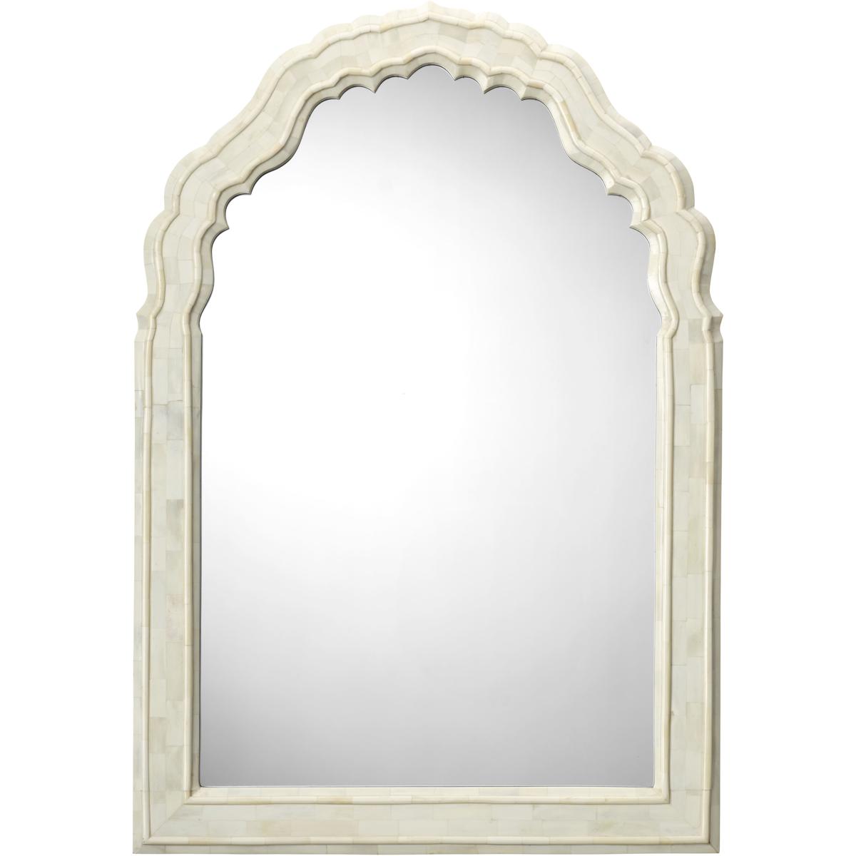 Jamie Young Co 6CHAT-MIWH Chateau 36 X 24 inch Smooth White Mirror, Inline