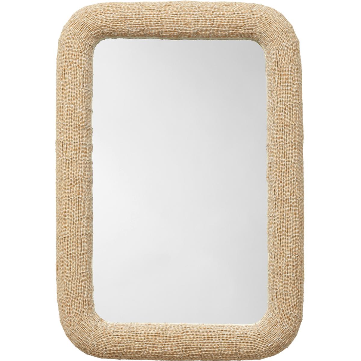 Jamie Young Co 6CONF-MICR Confetti 38 X 26.25 inch Natural and Bleached and Off-White Mirror, Inline