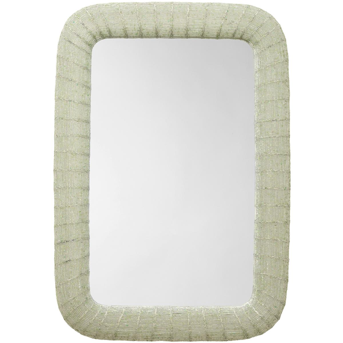 Jamie Young Co 6CONF-MISG Confetti 38 X 26.25 inch Sage Green and Iridescent Mirror, Inline