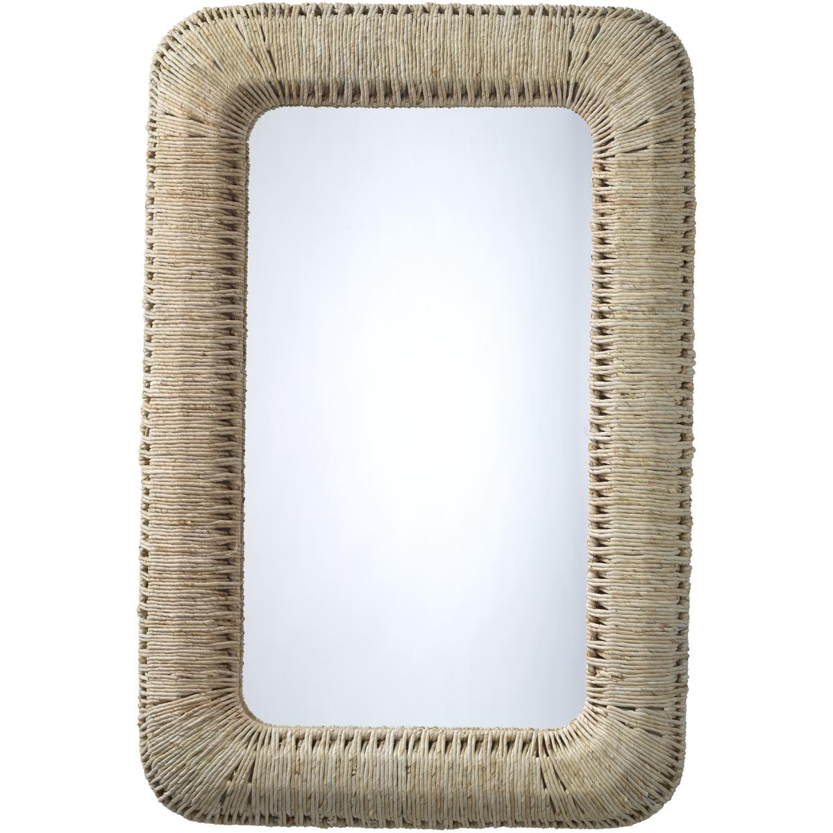 Jamie Young Co 6HOLL-MIOW Hollis 47.5 X 31.75 inch Off-White Mirror