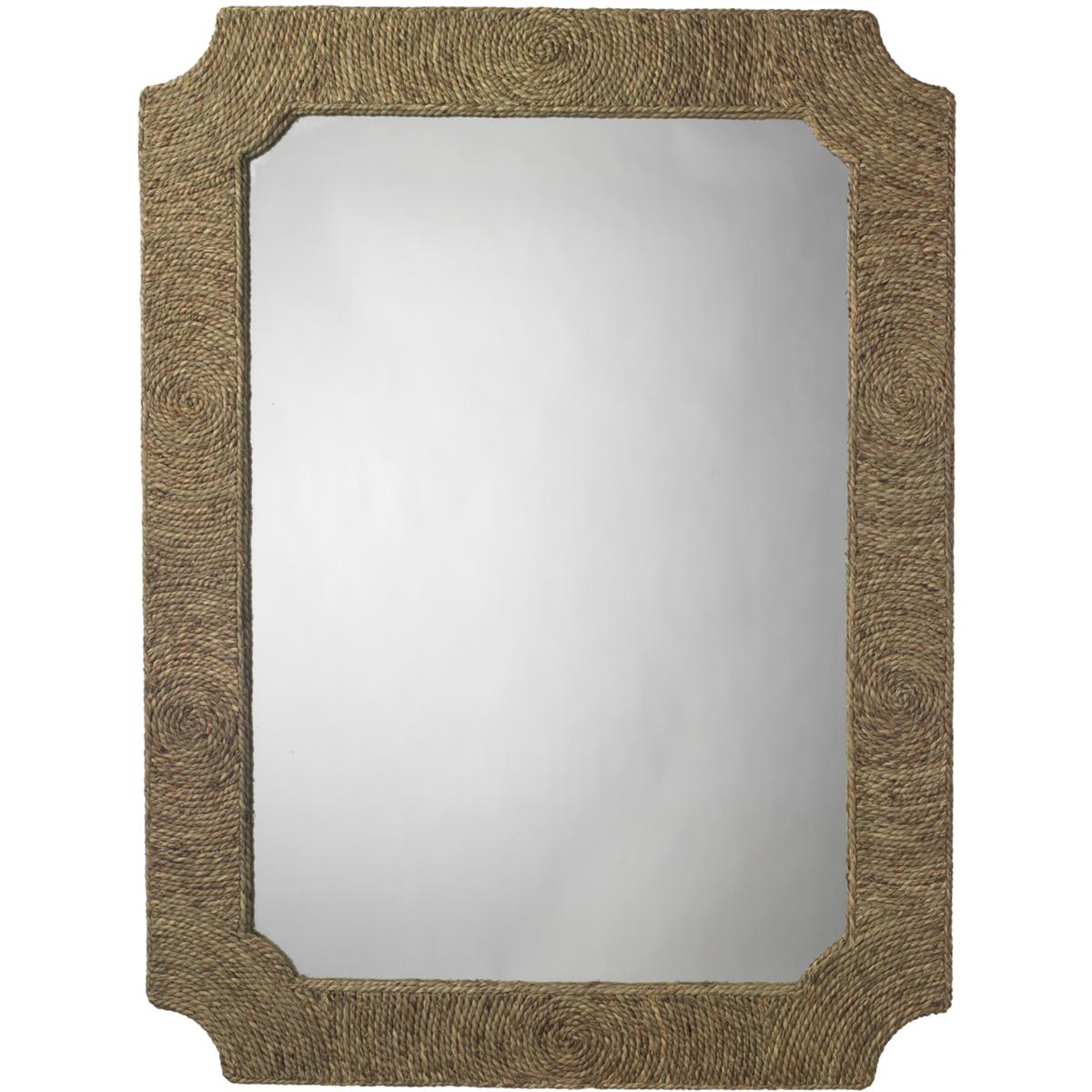 Jamie Young Co 6MARI-MINA Marina 48 X 36 inch Natural Seagrass Mirror