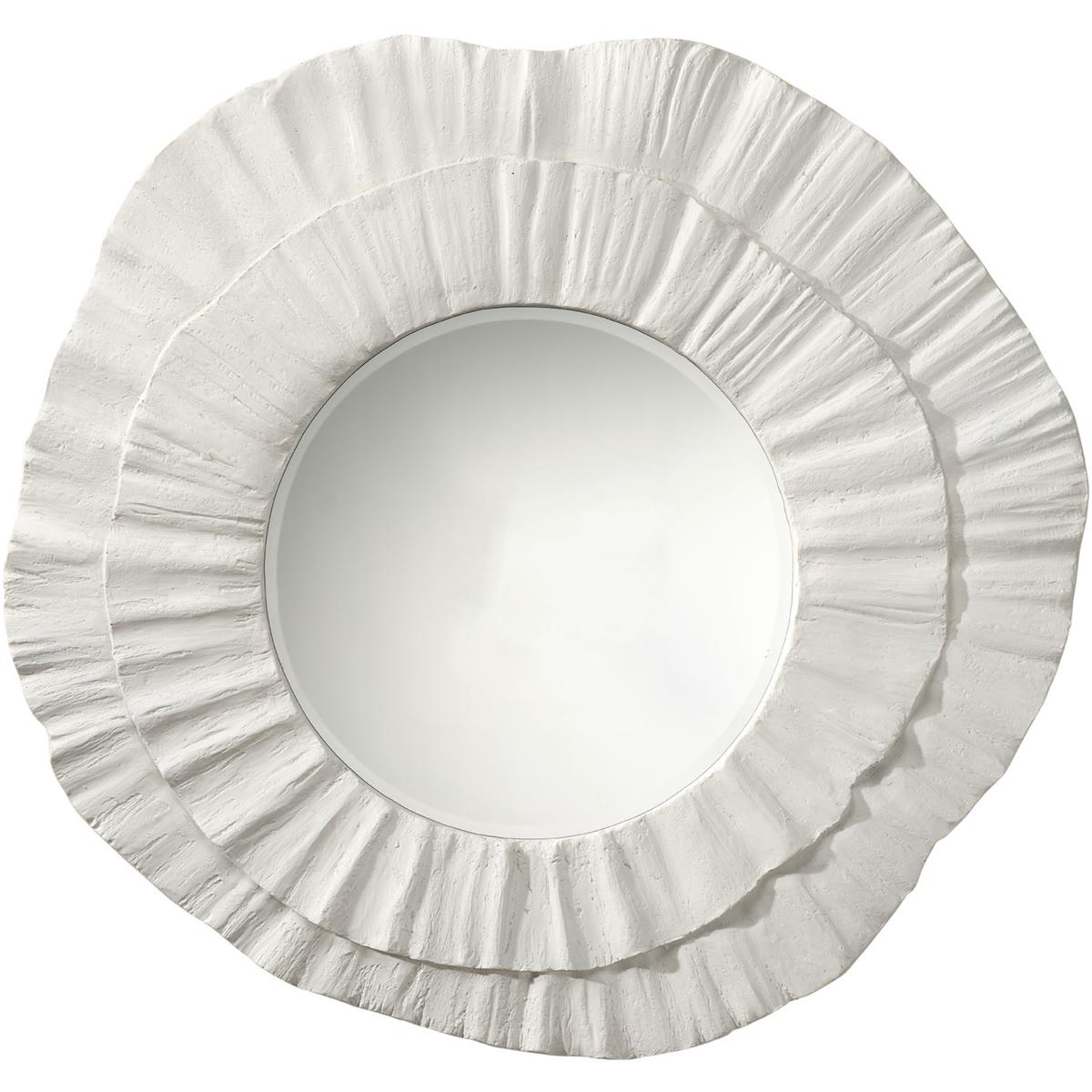 Jamie Young Co 6MILL-MIWH Millst 43 X 40.25 inch Matte White Mirror